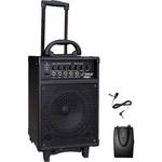 Pyle Pro PWMA260 300-W portable PA wireless with lavalier MIC