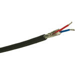 Ambient Recording 2x.50 mm2 BRD SHIELD/OD 5.0mm CBL/BLK