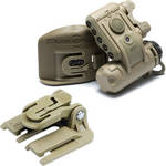 SureFire HL1-C Helmet Light With White/Red/IFF Beacon LEDs and Clip (Tan)