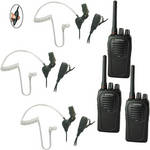 Eartec 3-User SC-1000 Two-Way Radio System with SST Headsets