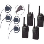 Eartec 4-SC-1000 RADIOS w/LOOP LAPEL MIC
