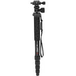 Oben CTM-2500 5-Section Carbon Fiber Monopod with VH-R2 Swivel/Tilt Monopod Head Kit