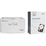 HighPoint 4TB (2 x 2TB) RocketStor Smart Backup Hard Drive Docking Enclosure Kit