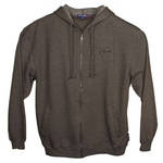 Trijicon Fleece Full-Zip Hooded Sweatshirt - Grey w/Trijicon Logo