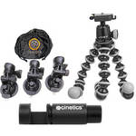 Cinetics miniSquid Suction Cup Camera Mount, GorillaPod SLR-Zoom Tripod, Ballhead