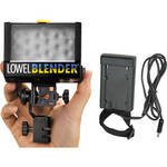 Lowel Blender LED Fixture with Canon Battery Sled (120V/12VDC)- FREE Additional Battery Sled