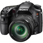 Sony Alpha SLT-A77 DSLR Digital Camera with 18-135mm Lens