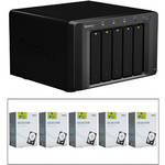 Synology DiskStation DS1512+ 5-Bay NAS & 15TB Hitachi Deskstar 3.5" HDD Kit