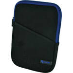 rooCASE Super Bubble Neoprene Sleeve Case Cover for 7" Tablet / eBook Reader and iPad mini (Black/Dark Blue)