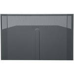 Middle Atlantic BFD-19 Solid Front Door (Black Finish)