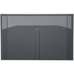 Middle Atlantic BFD-38 Solid Front Door (Black Finish)