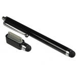 Xuma Docking Stylus Kit for iPad (Full-Size and Mini Stylus with 30-Pin Docking Connector, Black)