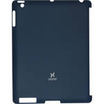 Xuma Smart Cover Compatible Snap-On Case for iPad 2nd, 3rd, 4th Gen (Navy)