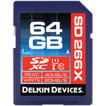 Delkin Devices 64GB SDXC Memory Card Pro Class 10
