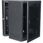 Middle Atlantic CableSafe Cabling Wall Mount Rack with Plexi Door (15" Useable Depth)
