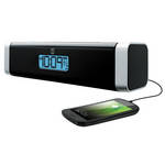 iHome Portable Alarm Clock Stereo Speaker With USB Charging for Smartphones