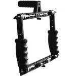 Cavision Triple Handgrip Cage With Dual Rods Brackets (22 cm Vertical Spacing)