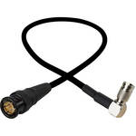 Laird Telemedia 1' 3G-SDI Adapter Cable with DIN Right Angle 1.0/2.3 to BNC (Black)