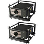 Barco (2) RLM-W8 w/ RLD W 1.45-1.74:1 Lens/Spare Lamp/Stacking Frame