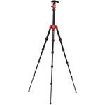 MeFOTO BackPacker Travel Tripod Kit (Red)