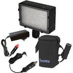 Bescor LED-180 On-Camera Light with HP-3NC Battery / Charger / Adapter Kit