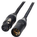 Laird Telemedia 12V DC Power Cable 4-Pin Male to 4-Pin Female XLR 2 ft