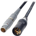 Laird Telemedia 12V DC Power Cable for RED One Lemo 2B 6M to XLR 4M 2 ft