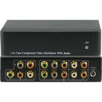 Shinybow ANI-1X2COMPAA 1x2 Component Video Splitter Amplifier with Stereo Audio