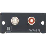 Kramer WA-2N Dual RCA Stereo Audio Wall Plate Insert