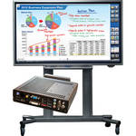 Sharp PN-L702B-PKG2A Bundle (Interactive Display, PC & Rolling Cart Floor Stand)