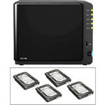 Synology 12 TB (4x3TB) Diskstation DS412+ 4-Bay All-in-1 NAS Server (B&H Kit)
