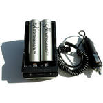 ExtremeBeam ExtremeBeam Car and Home Battery Charger With 2 Batteries