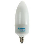 Sunlite 7w FLUORESCENT CNDLBRA TRPDO WHITE