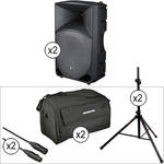 Mackie TH15A THUMP 400W 15" 2-Way Active Loudspeaker Double Kit