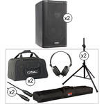 QSC K8 8" 2-Way 1000 Watt Powered Speaker Double Kit