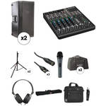 QSC K12 12" 2-Way 1000 Watt Powered Speakers Large Kit