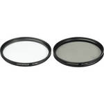 Luminesque 77mm UV and Circular Polarizer Multi Coated Pro Filter Kit