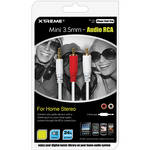 Xtreme Cables 3.5mm Mini-Audio-to-RCA Cable (12')