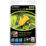 Xtreme Cables Rapid Charge USB Car Adapter (Yellow)