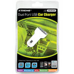 Xtreme Cables Dual Port USB Car Charger (White)