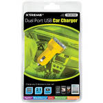 Xtreme Cables Dual Port USB Car Charger (Yellow)