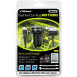Xtreme Cables Dual Port Car Plug With 2 Cables