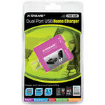 Xtreme Cables Dual Port USB Home Charger (Pink)
