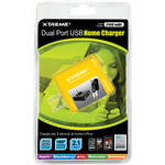 Xtreme Cables Dual Port USB Home Charger (Yellow)