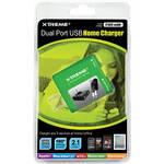 Xtreme Cables Dual Port USB Home Charger (Green)