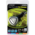 Xtreme Cables Dual Port USB Car Charger (Black)