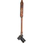 Heavy Leather NYC Slingshot Camera Strap (Vintage Brown)