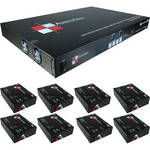 Avenview SW-HDM3D-C5 8 x 8 HDMI Matrix Switcher with 8 Receivers