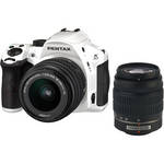 Pentax K-30 Digital Camera with 18-55mm AL and 50-200mm AL Lens Kit - Crystal White