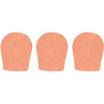 WindTech 300 Series Windscreens for 1-3/8" Diameter Microphones (3 Pack, Apricot)